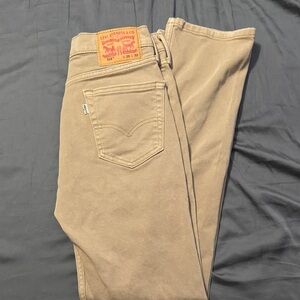 Levi's 514 Straight Khaki Jeans 29x32
